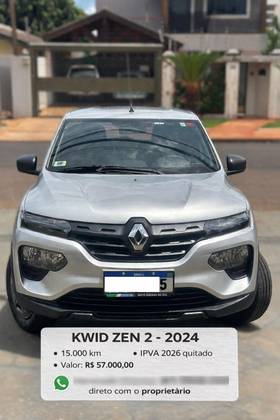 RENAULT KWID 1.0 12V SCE FLEX ZEN MANUAL